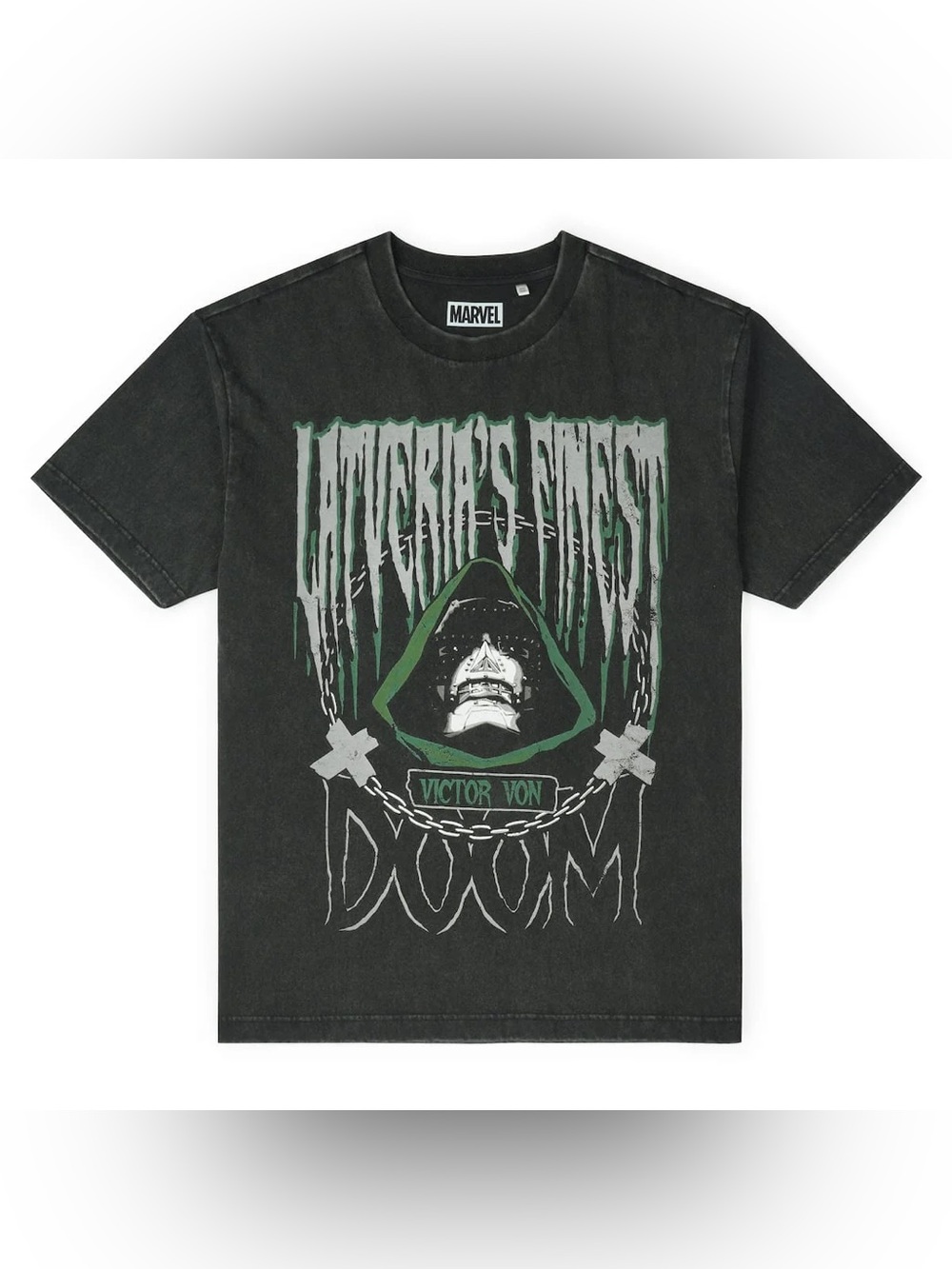 RSVLTS Marvel Doctor Doom Latveria’s Finest Vintage Crewneck T Shirt XL